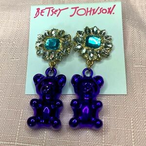 Betsey johnson gummy bears earrings